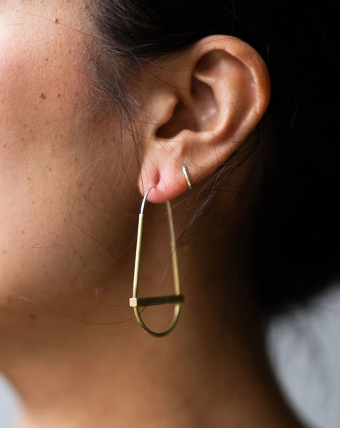 brass hoops