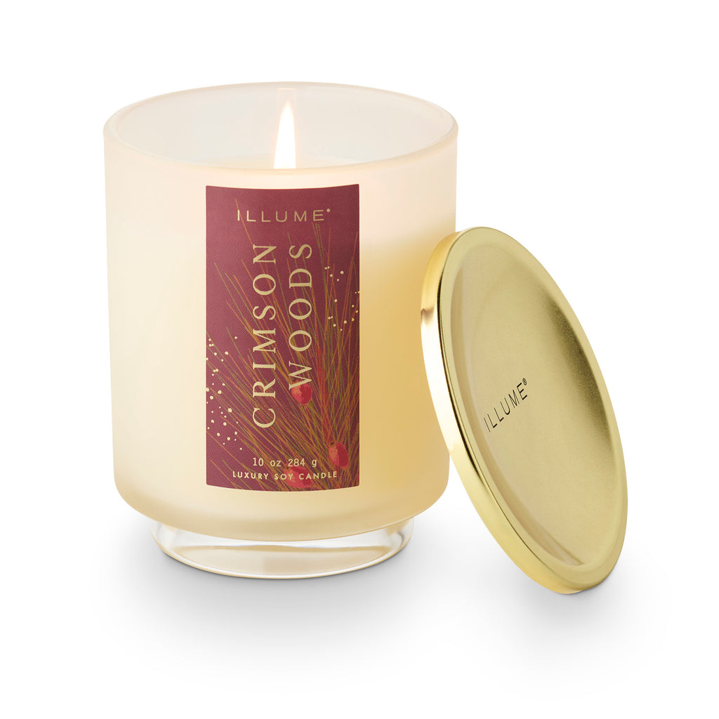 crimson woods fall candle