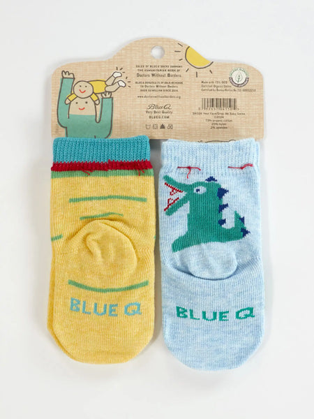 "if you drop me, i'll remember" baby socks