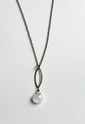 handmade necklace with stone