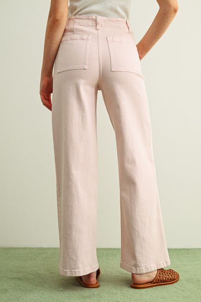 washed stretch pants
