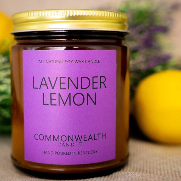 lavender lemon soy candle