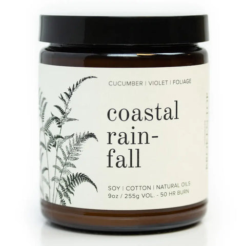 coastal rainfall soy candle