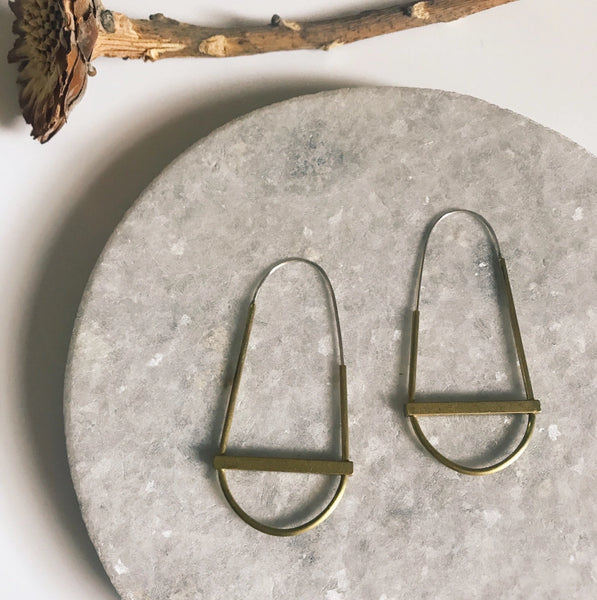brass hoops