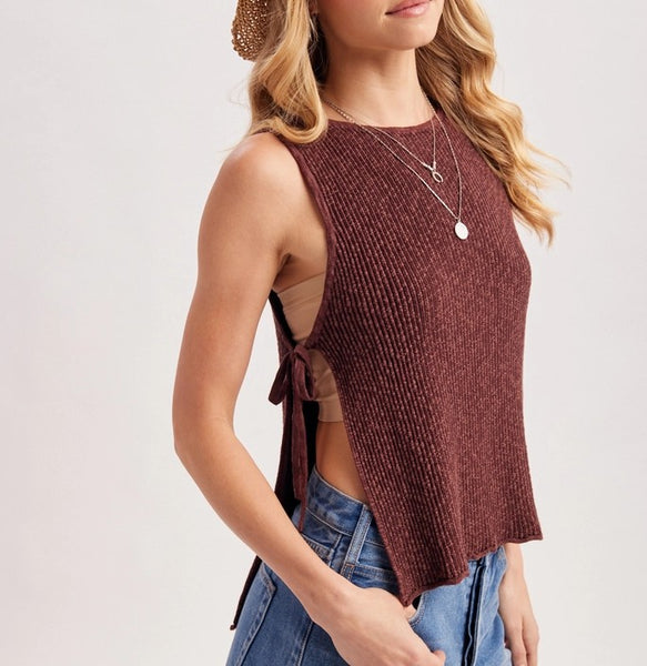 burnt sienna sweater