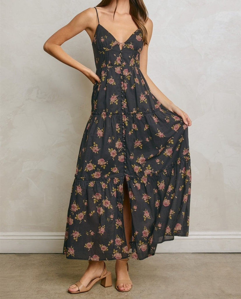night rosette dress