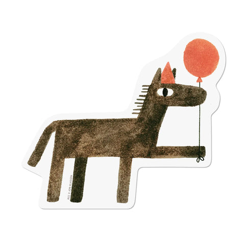 happy horse sticker
