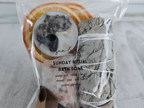 sunday ritual bath kit