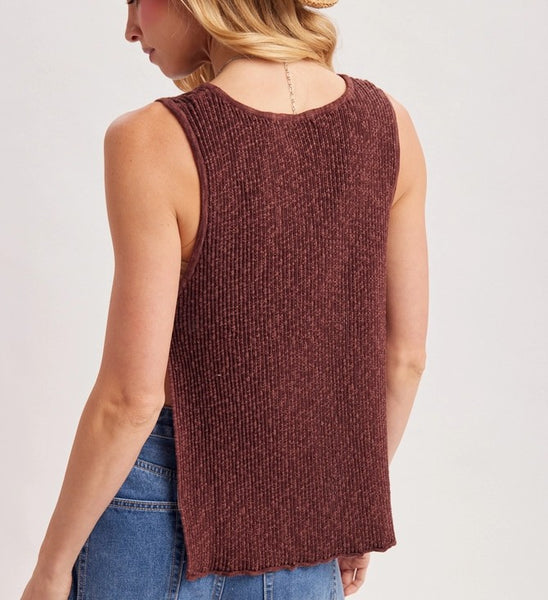 burnt sienna sweater