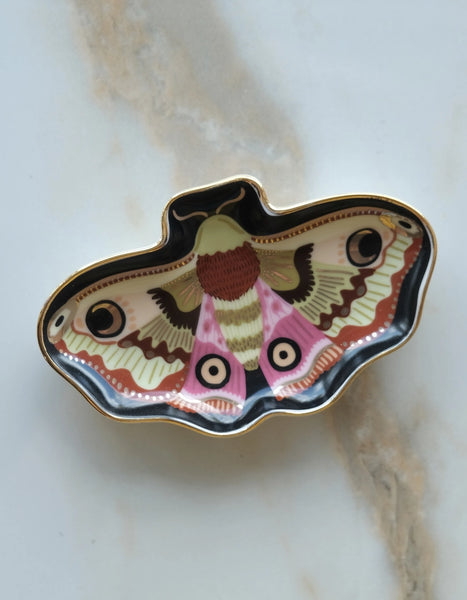 moon moth trinket dish