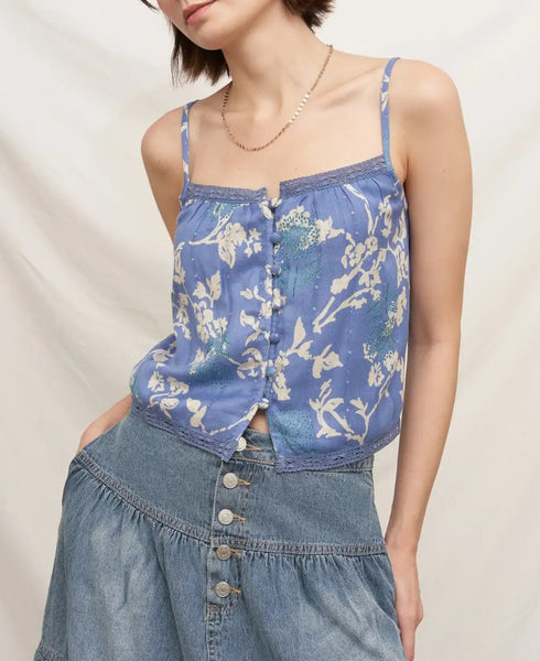 button up cami top