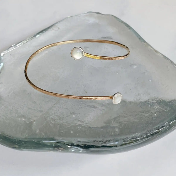 mother of pearl wrap bracelet