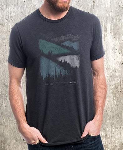mountain road mens tee