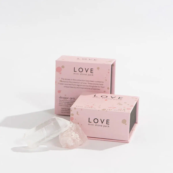 "love" mini crystal set