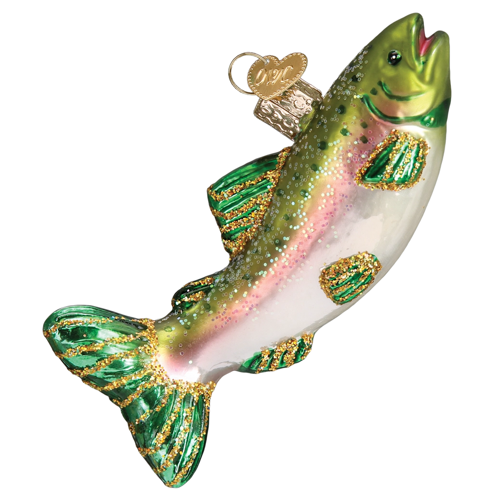 rainbow trout ornament