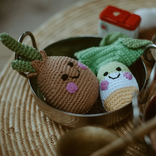baby bok choy rattle