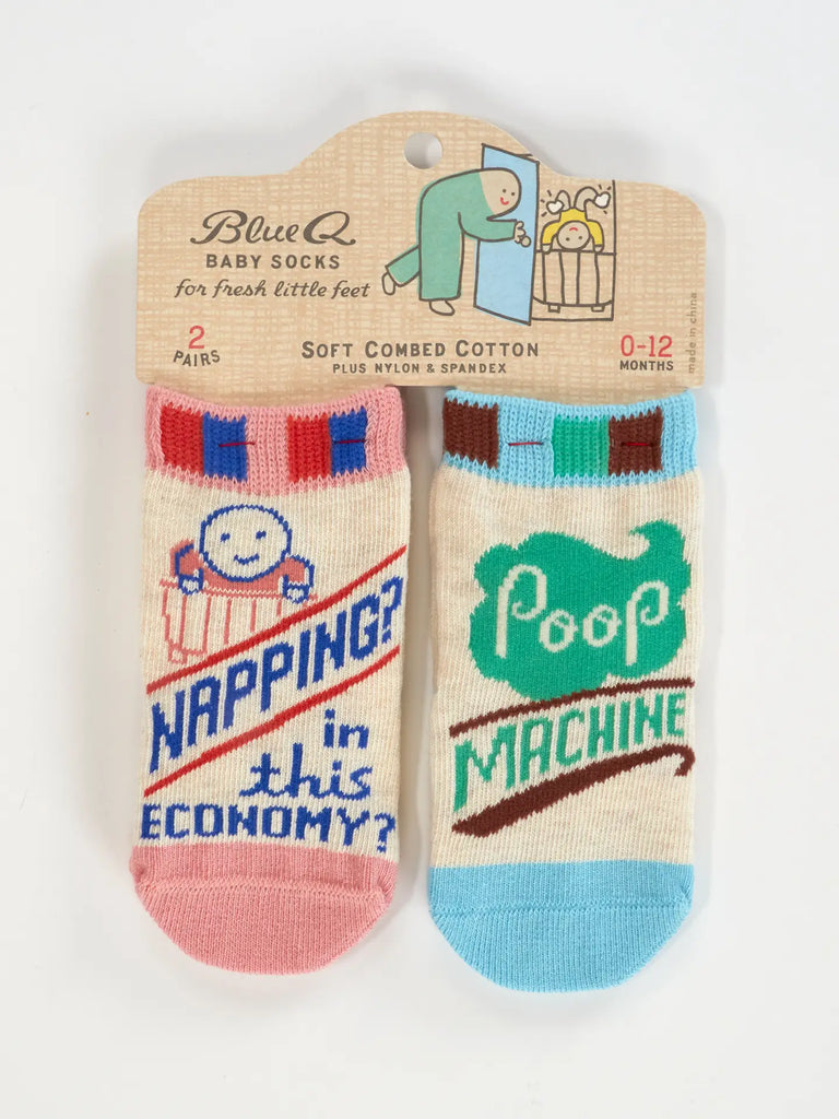 "poop machine" baby socks