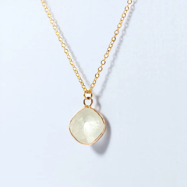 moonstone necklaces in gold