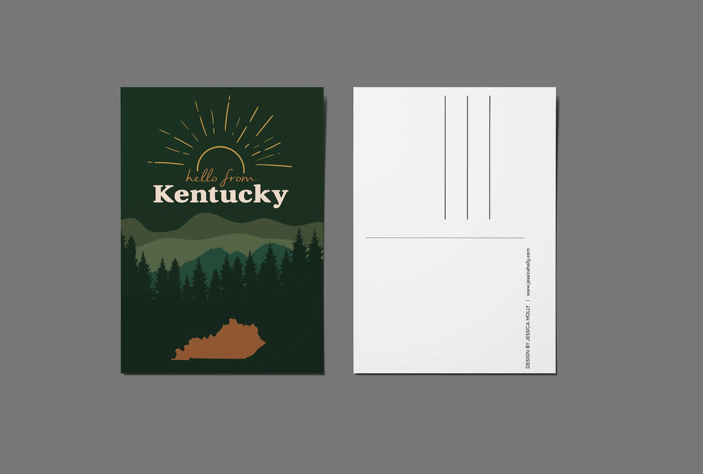 'kentucky mountains' postcard