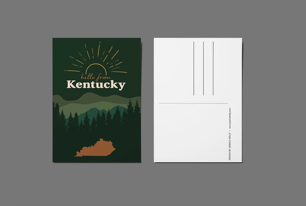 'kentucky mountains' postcard