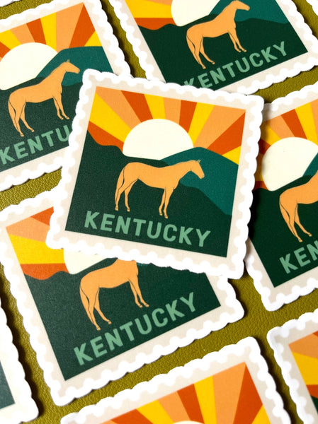 kentucky state pride stamp sticker