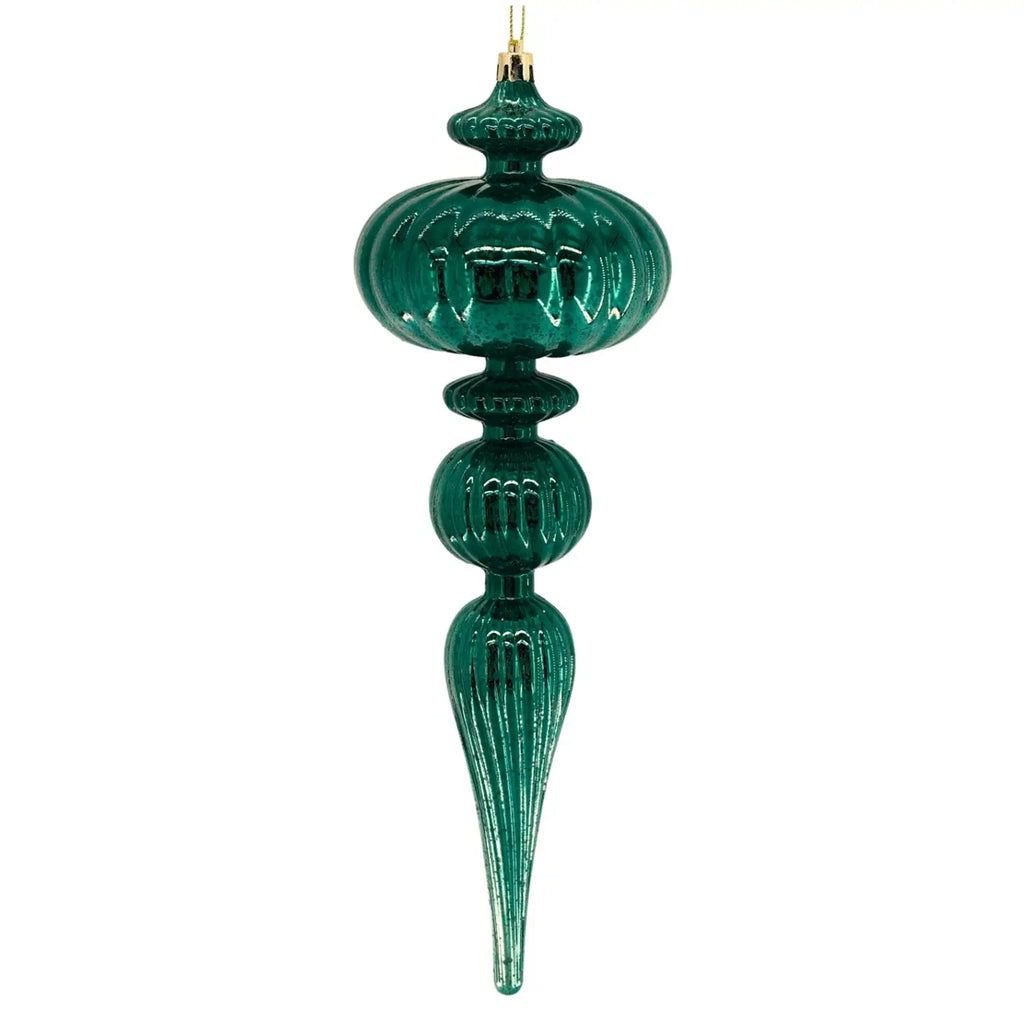 polymer jewel green ornament