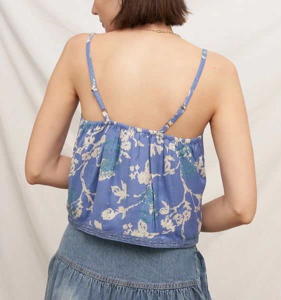 button up cami top