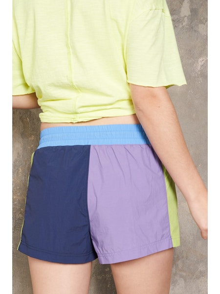 color block shorts