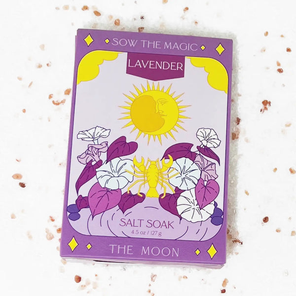 The Moon lavender salt soak