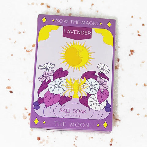 The Moon lavender salt soak