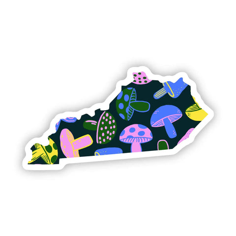 Kentucky mushroom sticker