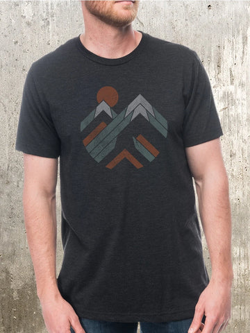 peak pattern mens tee