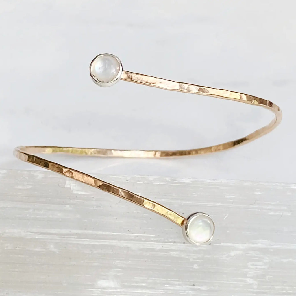 mother of pearl wrap bracelet