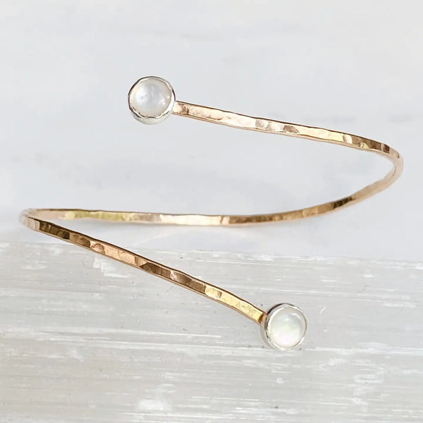 mother of pearl wrap bracelet