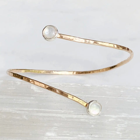 mother of pearl wrap bracelet