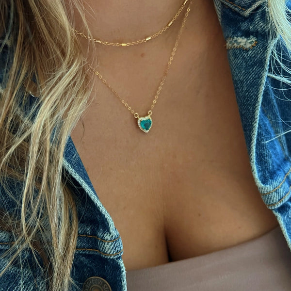 gold cable layering chain