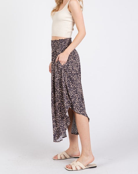 floral skirt