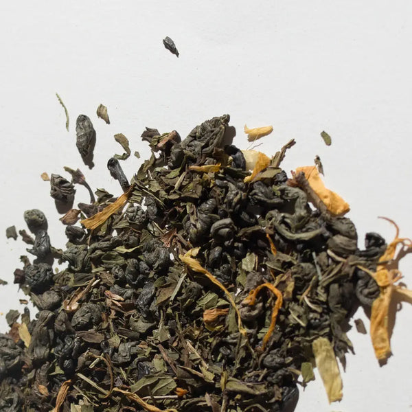 loose tea blend in sunshine