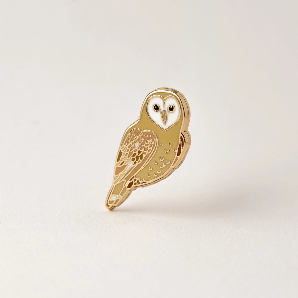 barn owl pin
