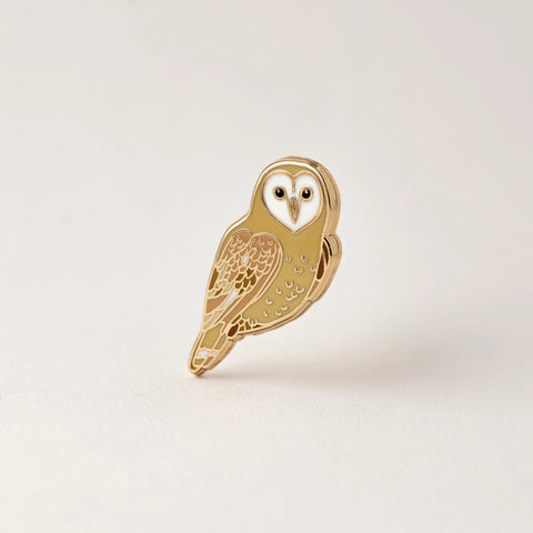 barn owl pin
