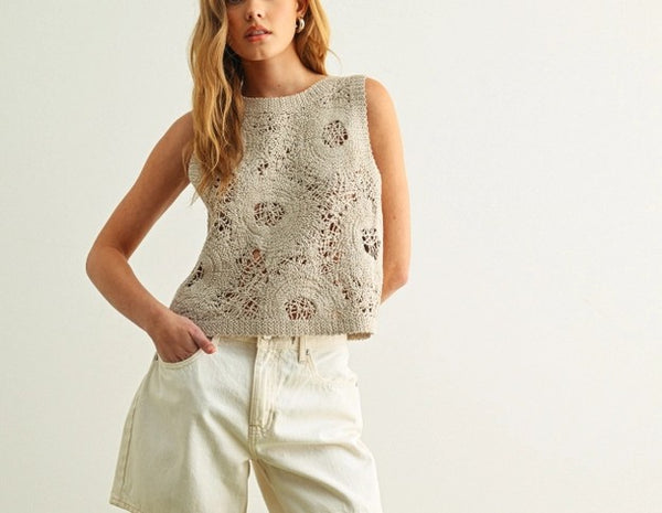 Cotten textured top