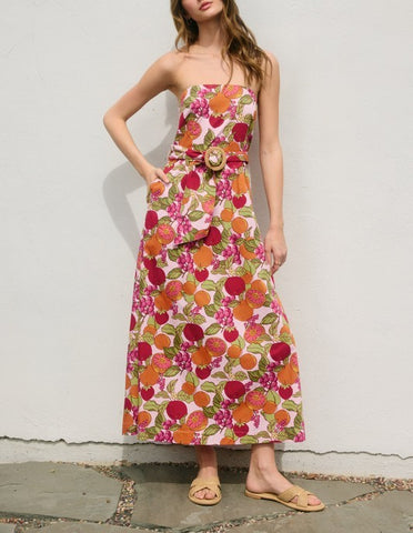sangria sunset dress