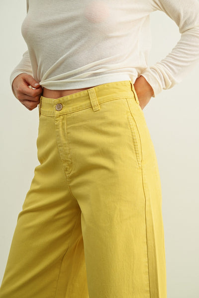 pale yellow pants