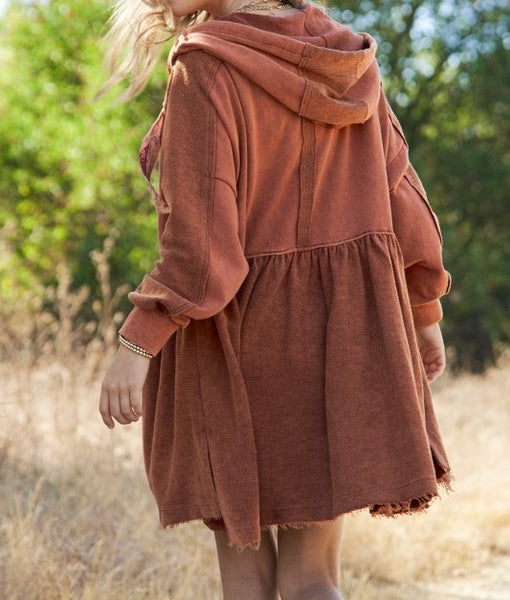 Flare hoody