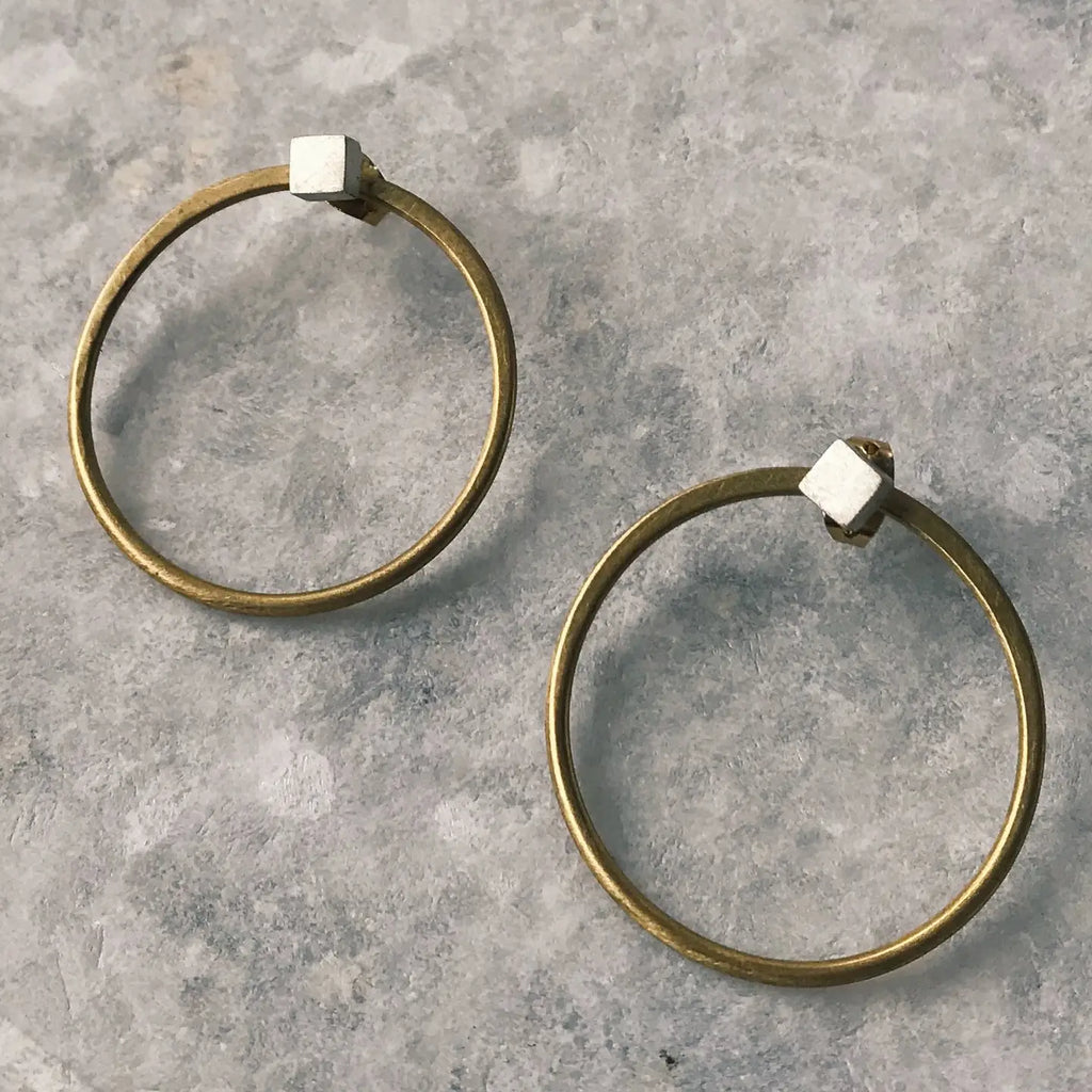 brass hoops