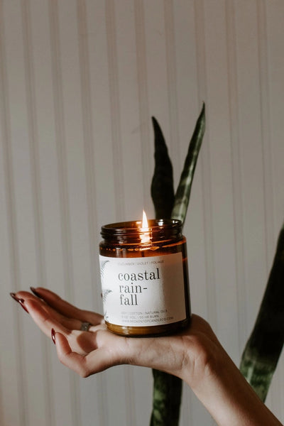 coastal rainfall soy candle
