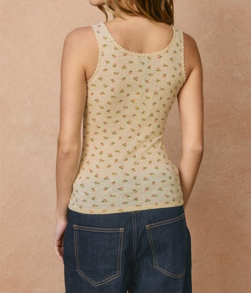 floral tank top