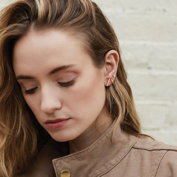 Gold Scarlett Stud Trio