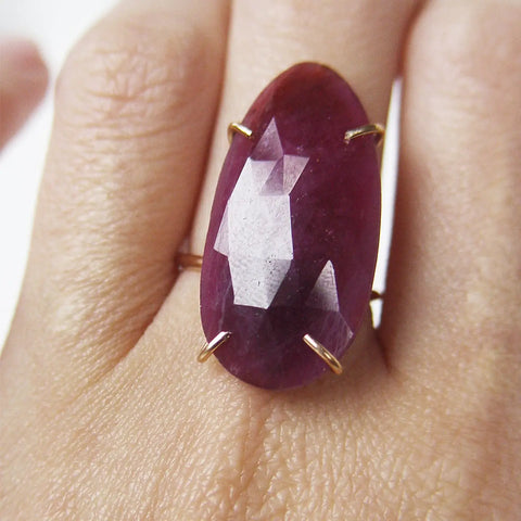 Ruby Silk Sapphire Ring