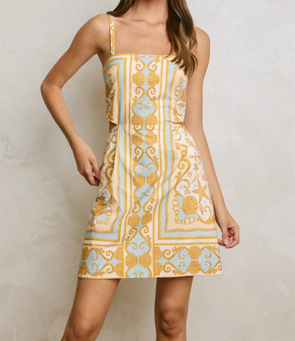 ionian seashell mini dress